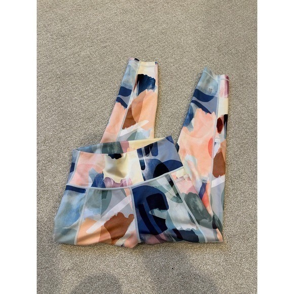 Super Sculpt Pocket 7/8 Leggings In Pink Art Print Small‎ - Picture 4 of 9